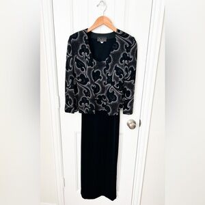 Alex Evenings Two Piece Dress and Jacket Set Size 4P